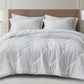 Hugo 3-Piece Jacquard Textured Woven Thin Lightweight Comforter Set