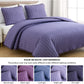 Iris 3-Piece Pom Pom Ball Fringe Quilted Coverlet Set