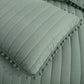 Iris 3-Piece Pom Pom Ball Fringe Quilted Coverlet Set