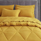 Jasper Geometric Triangle Stitch Bed in a Bag Comforter Set