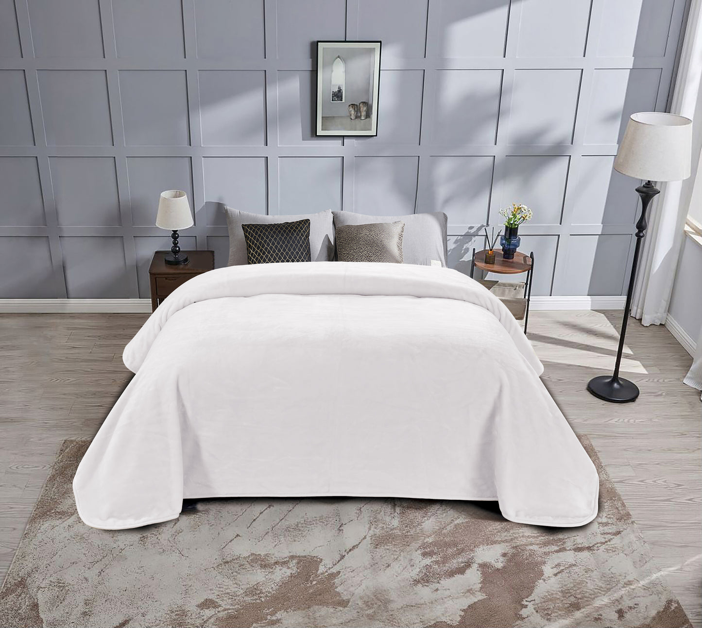 Heavy Thick Single Ply Korean Style Faux Mink Raschel Blanket