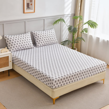 2-Pack Kids/Teens Sports Printed Fitted Sheet Set – 2 Fitted Sheets + 4 Pillowcases (No Flat Sheet)