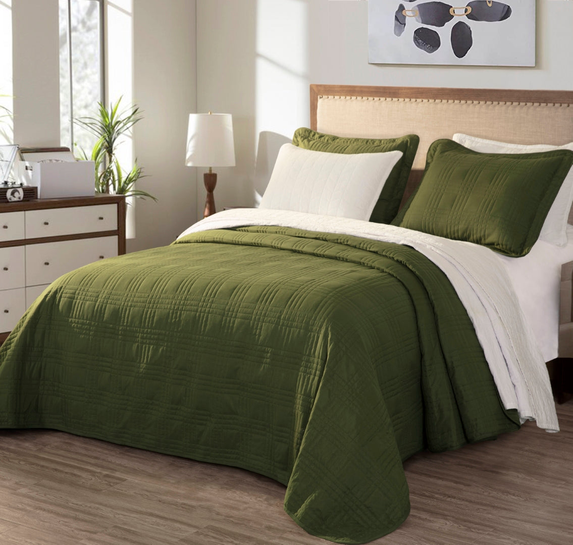 Kingston 3-piece Oversized Bedspread Set