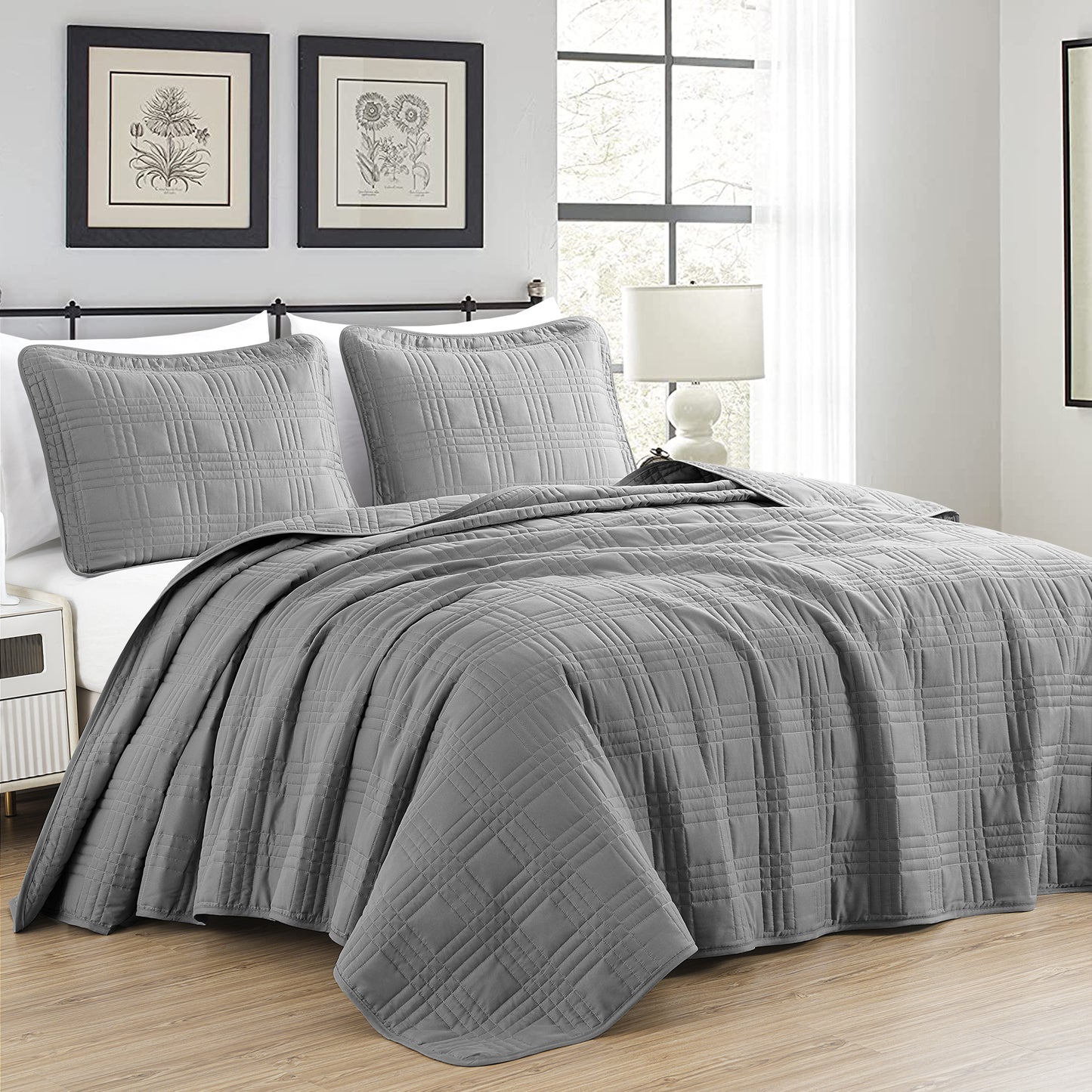 Kingston 3-piece Oversized Bedspread Set