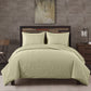 Liam Luxury Medallion Pinsonic Quilted Bed in a Bag Comforter Set