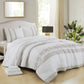 Liliana 7-Piece Geometric Embroidery Bed in a Bag Comforter Set