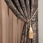 Lisbon 4-piece Jacquard Floral Window Curtain Set