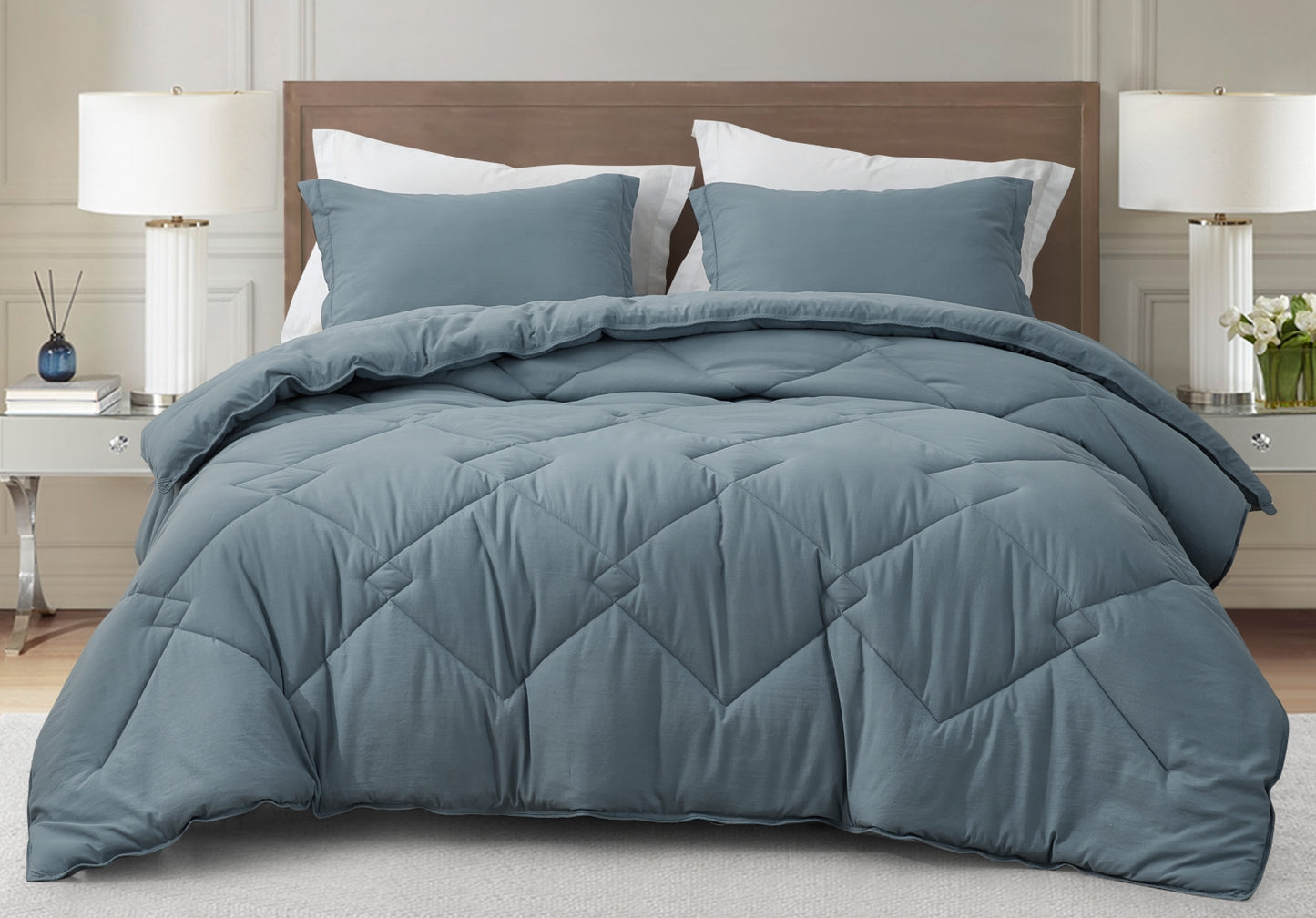 Logan Soft Lightweight Microfiber Comforter Set