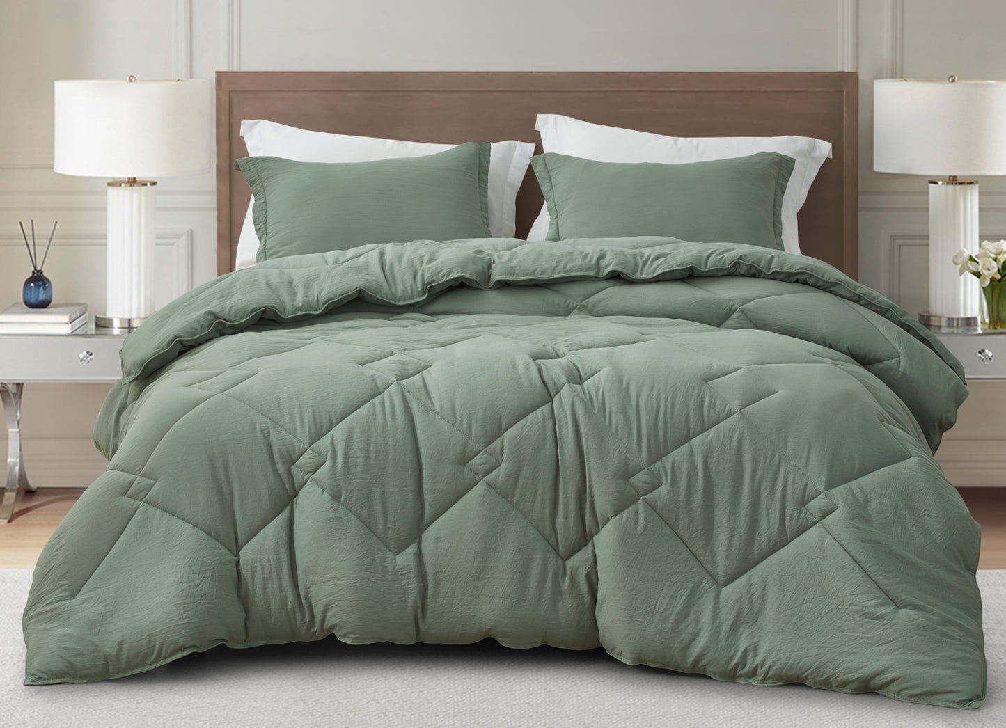 Logan Soft Lightweight Microfiber Comforter Set