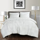 3-Piece Clip Jacquard Geometric Bedding Comforter Set