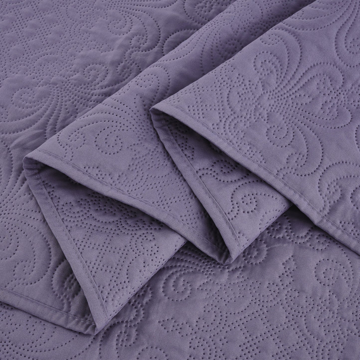 Luca Floral Medallion Embossed Oversized Bedspread Coverlet Set