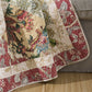 100% Washed Cotton Quilted Patchwork Reversible Throw Blanket
