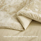 Lux Distressed Velvet Comforter Set with Microfiber Reverse