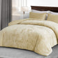 Lux Distressed Velvet Comforter Set with Microfiber Reverse