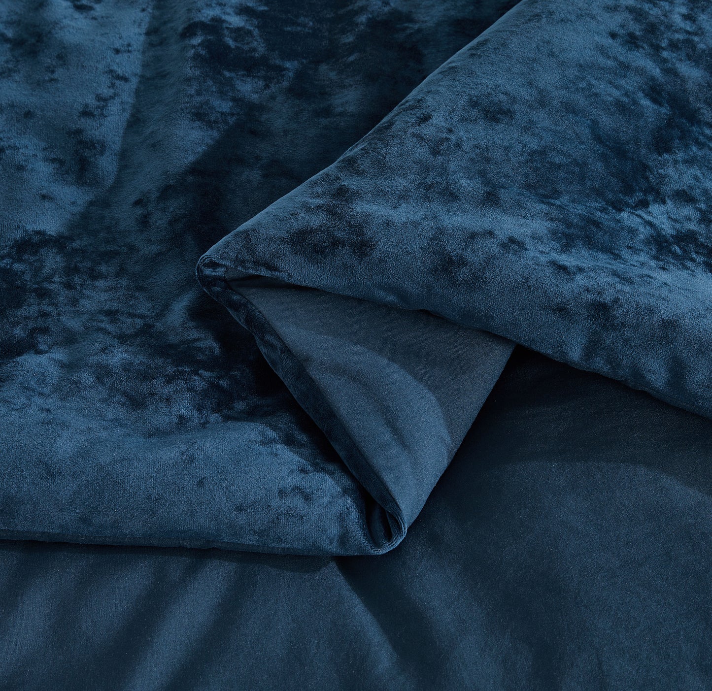 Lux Distressed Velvet Comforter Set with Microfiber Reverse