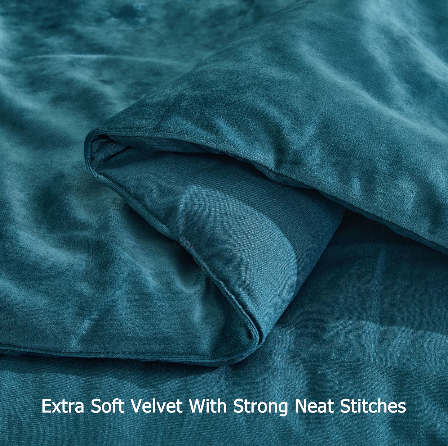 Lux Distressed Velvet Comforter Set with Microfiber Reverse