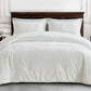 Lux Distressed Velvet Comforter Set with Microfiber Reverse