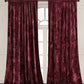 Lux Velvet Curtain Set Rod Pocket Drapes