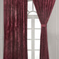 Lux Velvet Curtain Set Rod Pocket Drapes