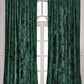 Lux Velvet Curtain Set Rod Pocket Drapes