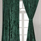 Lux Velvet Curtain Set Rod Pocket Drapes