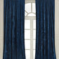 Lux Velvet Curtain Set Rod Pocket Drapes