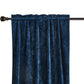 Lux Velvet Curtain Set Rod Pocket Drapes