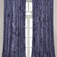 Lux Velvet Curtain Set Rod Pocket Drapes