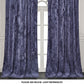 Lux Velvet Curtain Set Rod Pocket Drapes