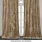 Lux Velvet Curtain Set Rod Pocket Drapes