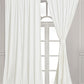 Lux Velvet Curtain Set Rod Pocket Drapes