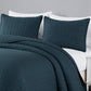 Madrid 3-Piece Herringbone Stitch Cotton Quilt Set