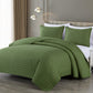 Madrid 3-Piece Herringbone Stitch Cotton Quilt Set