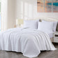 Madrid 3-Piece Herringbone Stitch Cotton Quilt Set