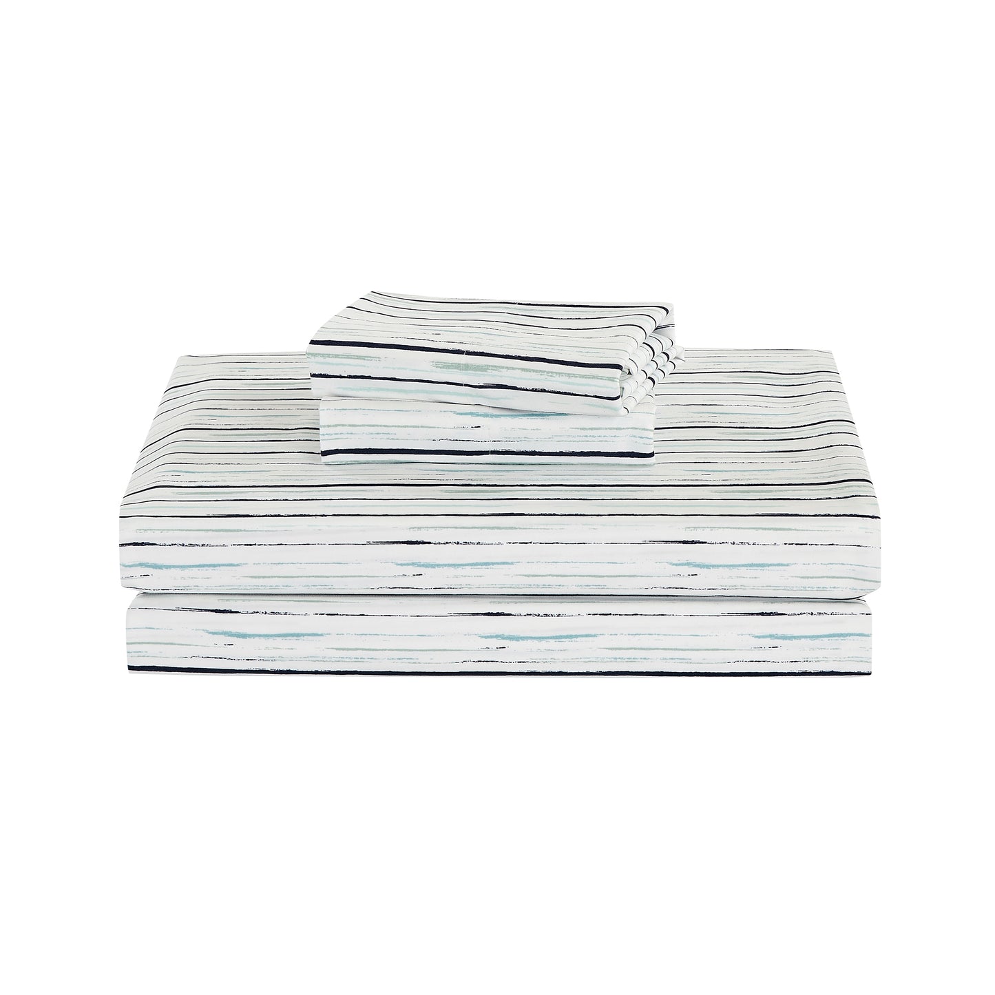 7-Piece Multicolor Printed Microfiber Bed in a Bag Comforter Set With Sheet Set