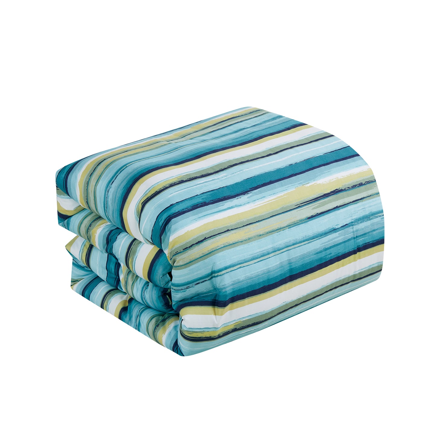 7-Piece Multicolor Printed Microfiber Bed in a Bag Comforter Set With Sheet Set