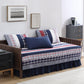 5-Piece 100% Cotton Pre-Washed Patchwork Quilt Coverlet Set, Daybed Size