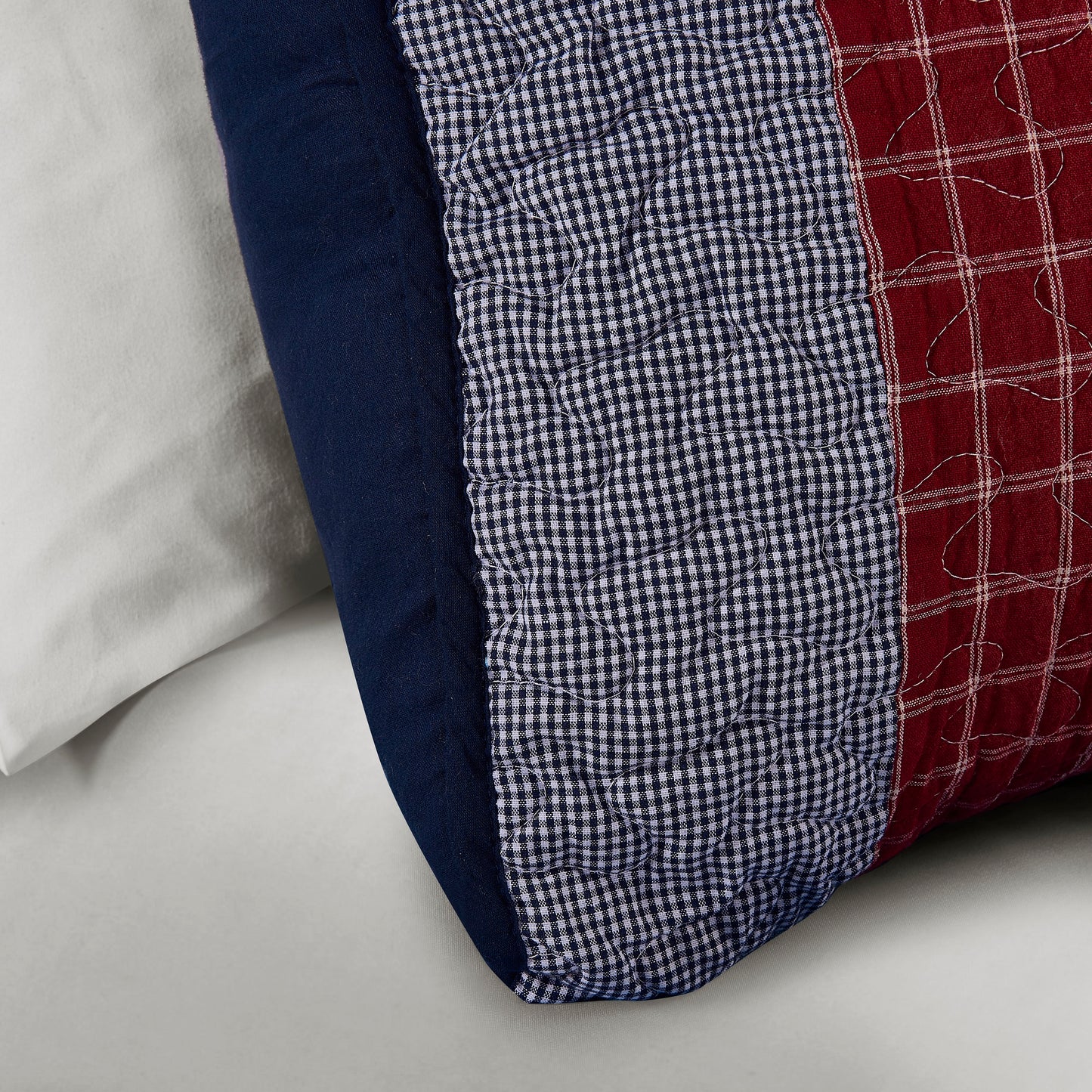 5-Piece 100% Cotton Pre-Washed Patchwork Quilt Coverlet Set, Daybed Size