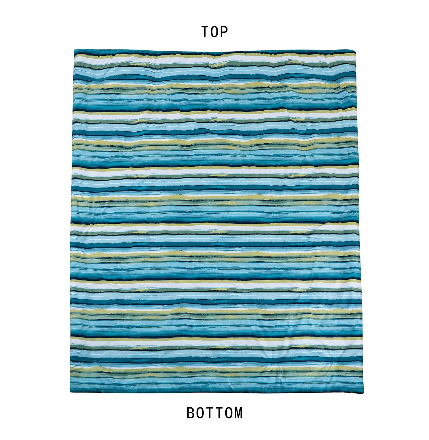 2/3-Piece Plaid Striped Printed Microfiber Comforter for All Season