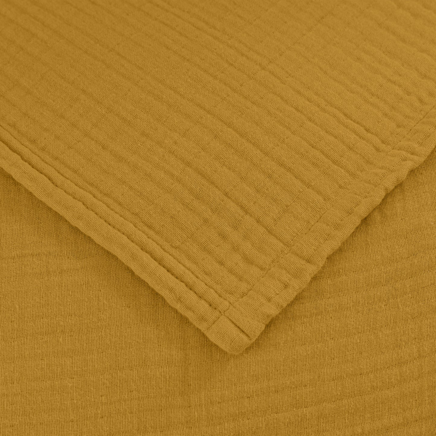 100% Cotton 4 Layer Soft Muslin Blanket, Lightweight Breathable Pre-Washed Throw for All Season