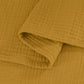 100% Cotton 4 Layer Soft Muslin Blanket, Lightweight Breathable Pre-Washed Throw for All Season