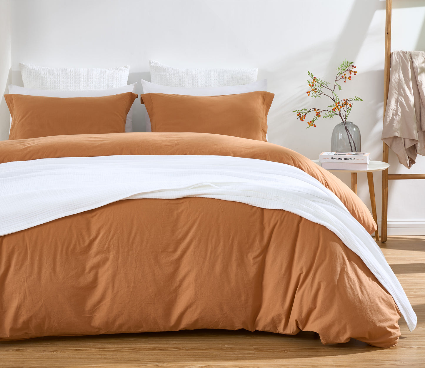 100% Cotton 4 Layer Soft Muslin Blanket, Lightweight Breathable Pre-Washed Throw for All Season