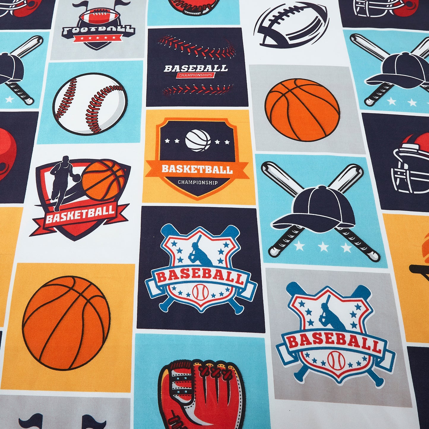 4-Piece Kids/Teens Multi-Color Printed Soft Microfiber Window Curtain Set