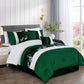 Napa 7-piece Luxury Leaves Scroll Embroidery Bedding Comforter Set