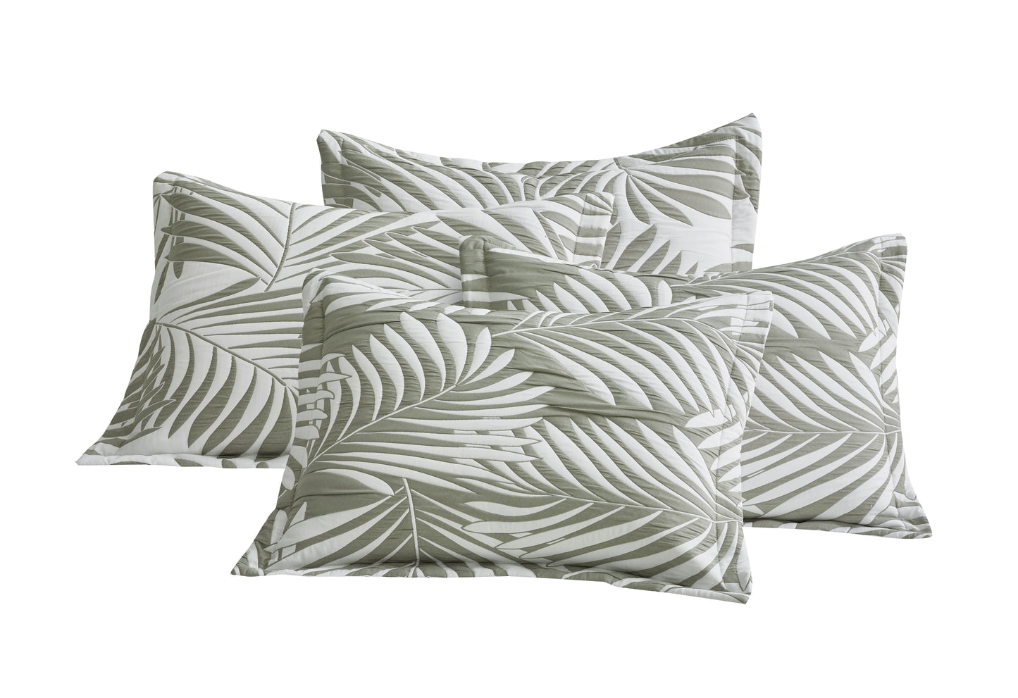 5-Piece Oversized Jacquard Matelasse Damask Pattern Lightweight Reversible Coverlet Set