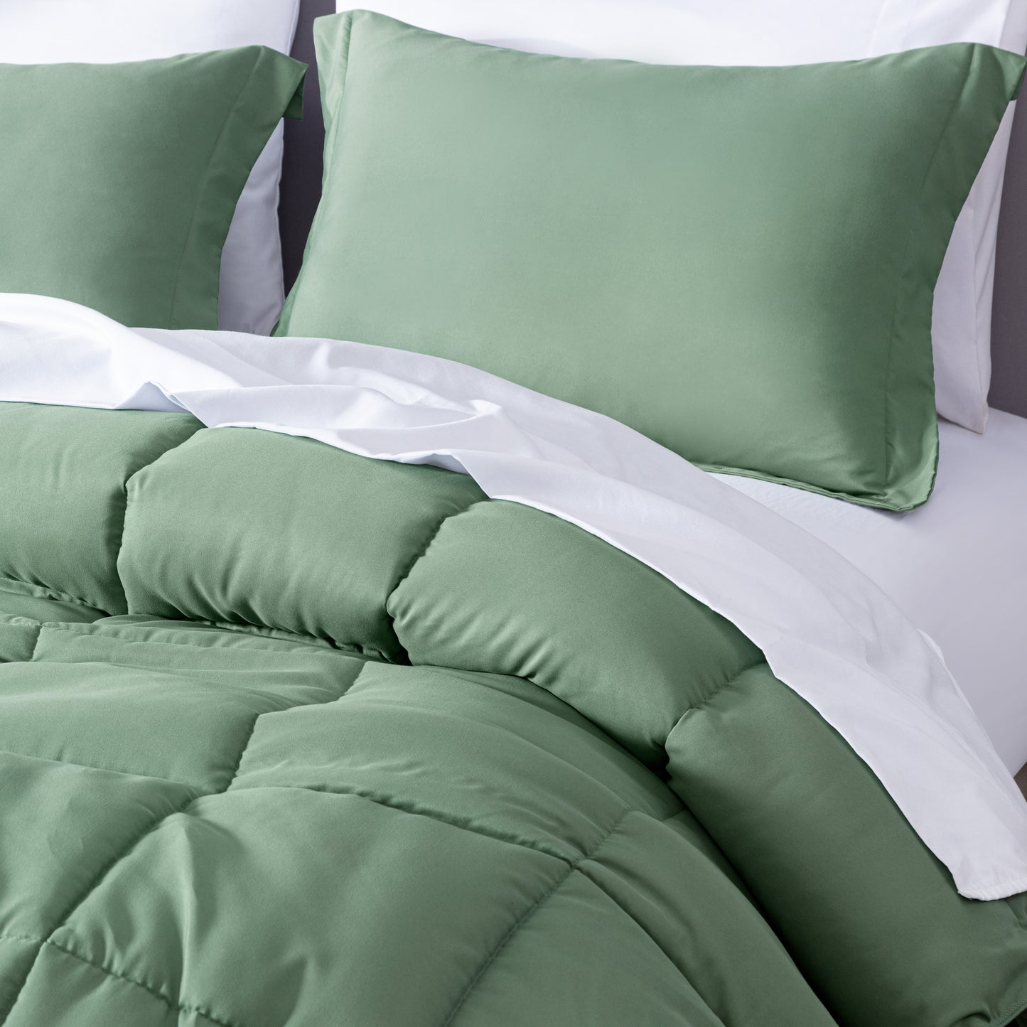 Peachskin Microfiber Down Alternative Comforter Set