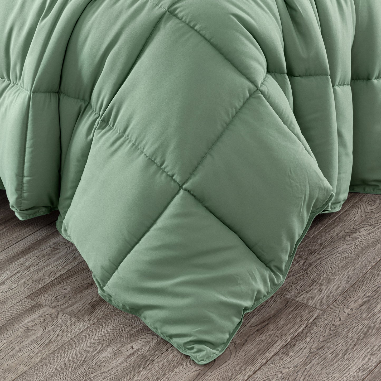 Peachskin Microfiber Down Alternative Comforter Set