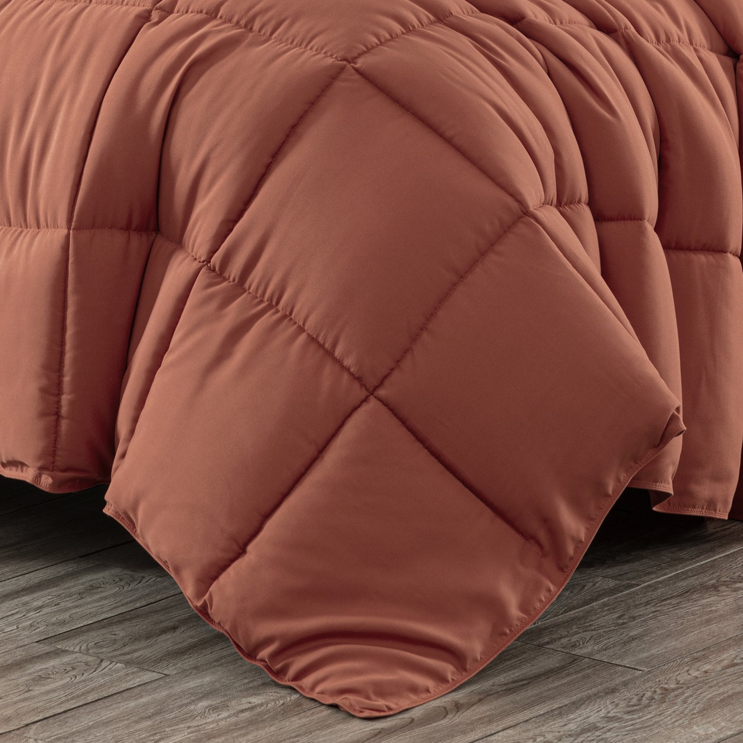Peachskin Microfiber Down Alternative Comforter Set