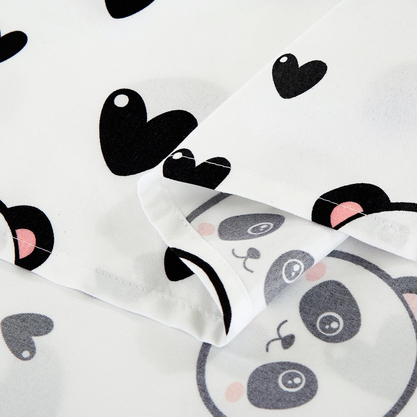 4-Piece Kids/Teens Multi-Color Printed Soft Microfiber Window Curtain Set