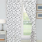 4-Piece Kids/Teens Multi-Color Printed Soft Microfiber Window Curtain Set